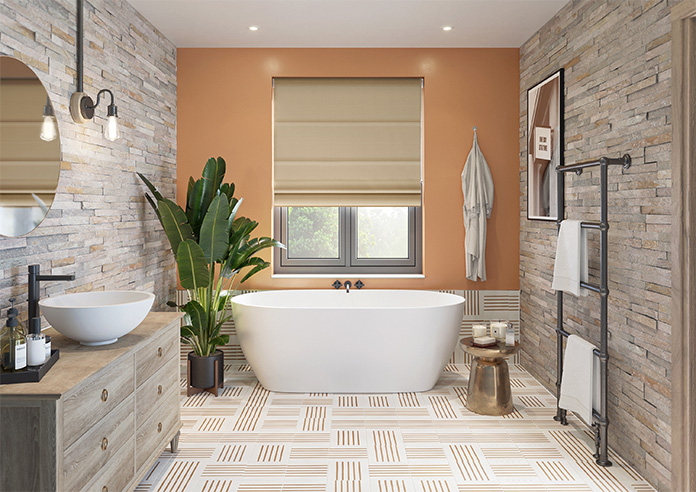 Lyra, Pareo Cream - Twist&Fit Roman Blind - Image 8